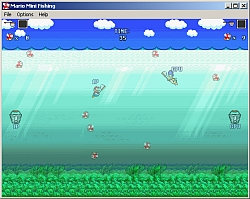 click for a larger image of Mario Mini Fishing